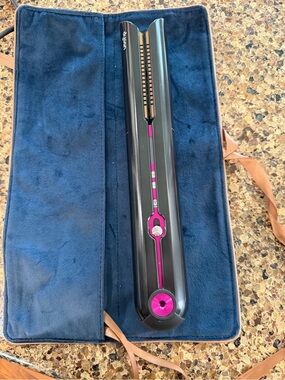 Dyson Black and Magenta Hair Straightener